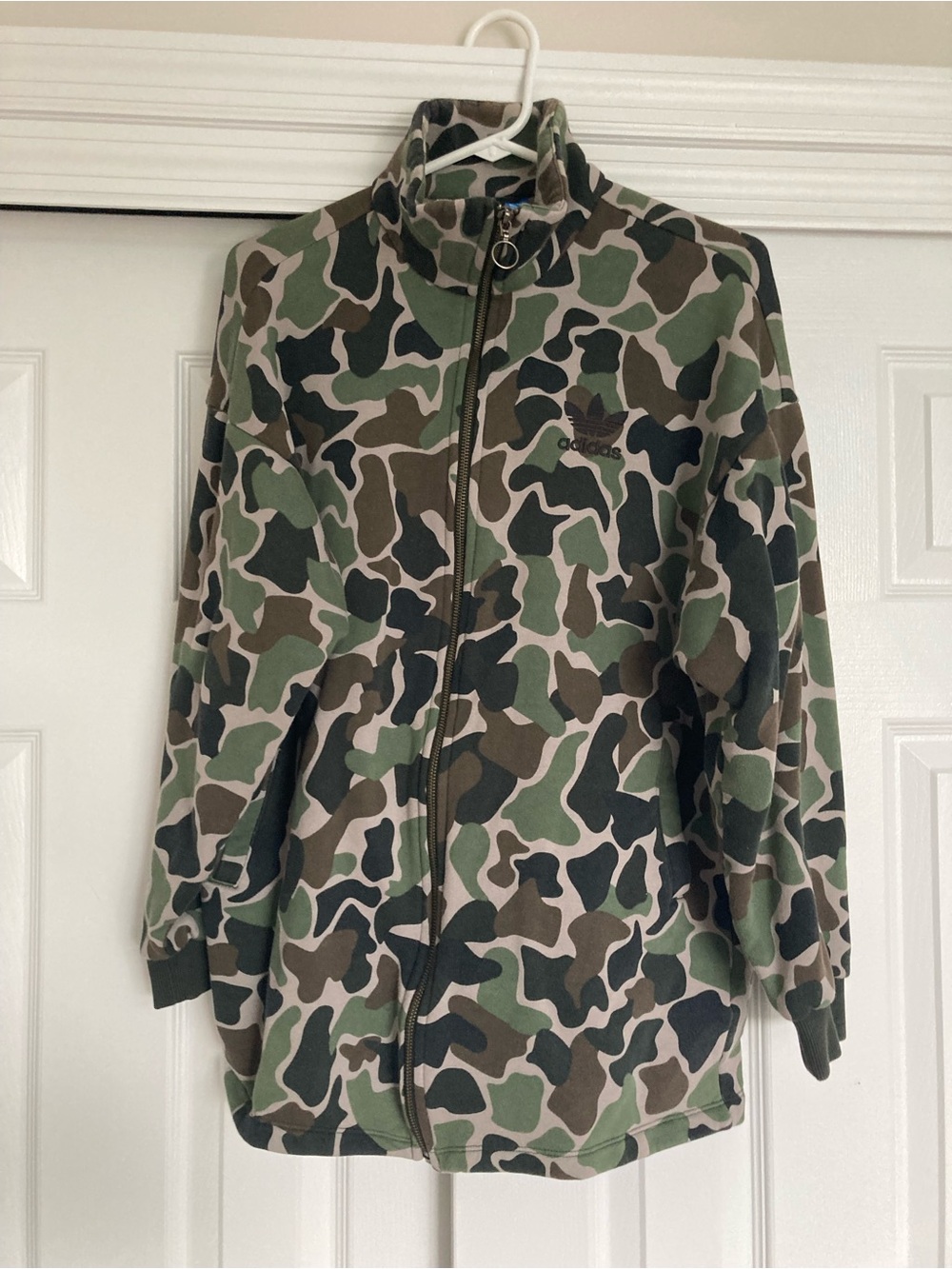 adidas Green Brown Black Camo Track Jacket